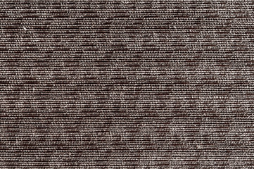 Closeup brown color fabric texture. Strip line dark brown fabric pattern design or upholstery abstract background.