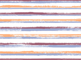 Hand painted stripes clothes seamless vector pattern.