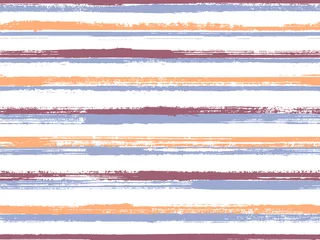 Blackout roller blinds Painting and drawing lines Hand painted stripes clothes seamless vector pattern.