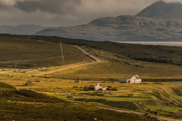 Typical landscape on the Gaelic peninsula Applecross