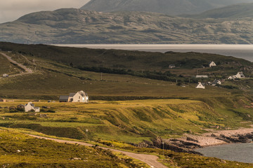 Typical landscape on the Gaelic peninsula Applecross