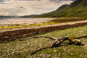 Typical landscape on the Gaelic peninsula Applecross