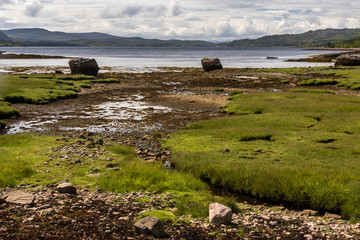 Typical landscape on the Gaelic peninsula Applecross