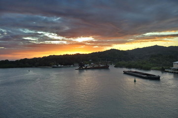 Sunset in Isla Roatan, Honduras