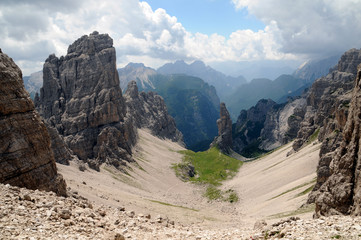 Campanile di Val Montanaia Dolomiti Friulane, Italy