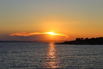 Sonnenuntergang auf Losinj
