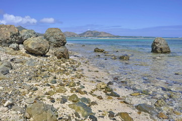 Rocky Beach in St. Martin