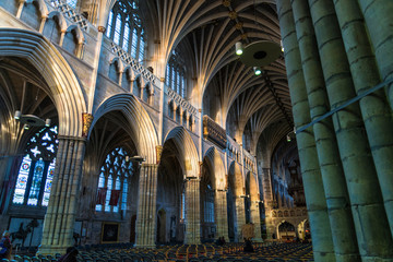 Fototapeta premium Exeter Cathedral, Devon, England, United Kingdom