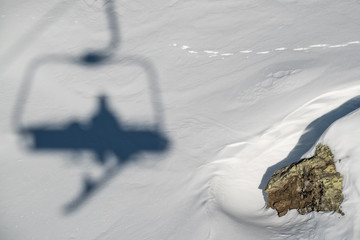 Winter in Peio 3000 Drone Aerial Italy Dolomites Trentino