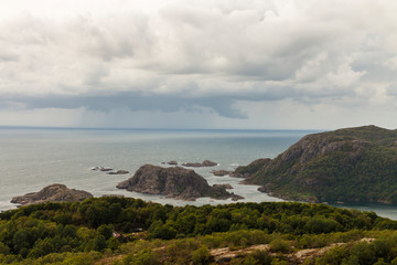 Ausblick auf die Nordsee vom der Insel Hydra aus
