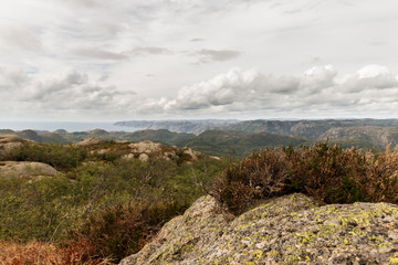 Ausblick auf die Nordsee vom der Insel Hydra aus