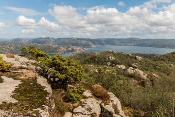 Ausblick auf die Nordsee vom der Insel Hydra aus