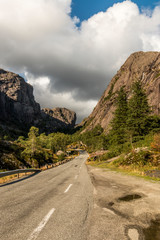 Schlucht in Norwegen
