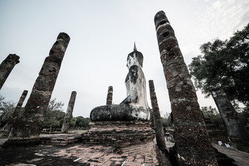 Historical National Park in Sukhothai, Thailand