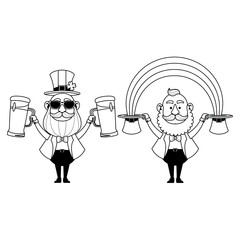 St patricks day elves cartoons