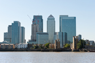 canary wharf in London 