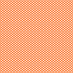 Polka Dot Pattern White on Orange Digital Background. Dot Design for Background, Wrapping Paper, Fabric, Print and Web