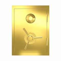 Golden bank safe