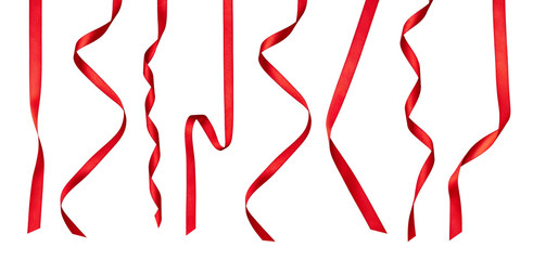 red ribbon bow celebration decoration