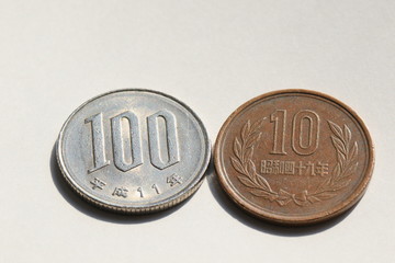 日本のお金、110円