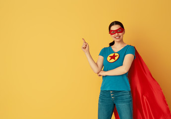 woman in superhero costume © Konstantin Yuganov