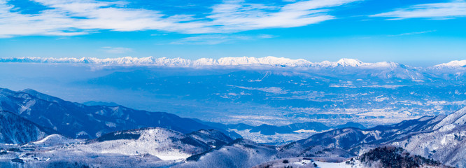 風景物語（志賀高原の冬）超高画素 13172 x 4749