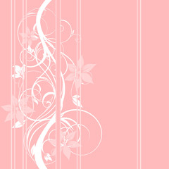 Traditional Japanese Pink Background Template, The Flowers Texture