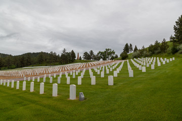 Fototapeta na wymiar Hot Springs National Cemetery