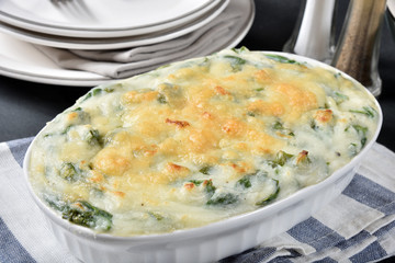 Spinach parmesan mashed potatoes