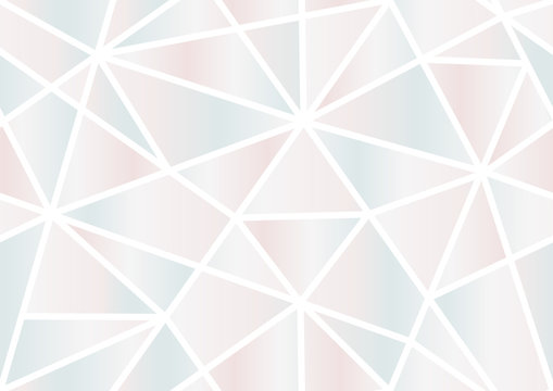 Abstract seamless poligon pattern. White mosaic background.