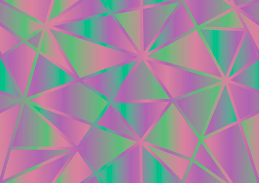 Abstract seamless poligon pattern. Gold mosaic background.
