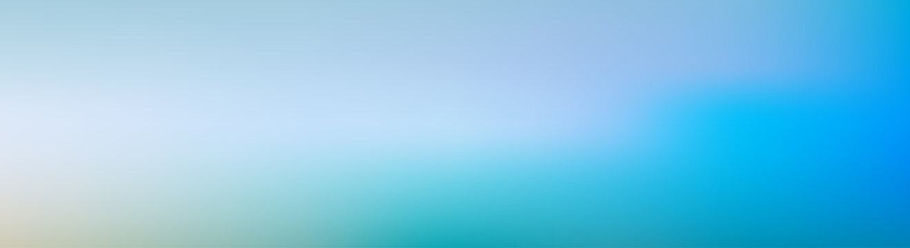 Simple wide banner blue gradient ,blue sky abstract background for banner design