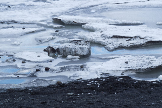 Image of glacier on Iceland.	
