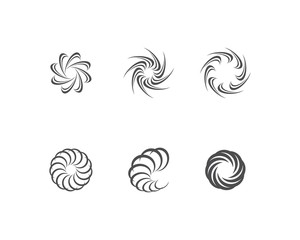 vortex, wave and spiral icon
