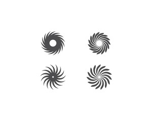 vortex, wave and spiral icon - obrazy, fototapety, plakaty