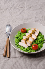 Fried chicken breast