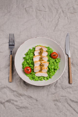 Fried chicken breast