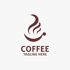 Simple coffee logo design