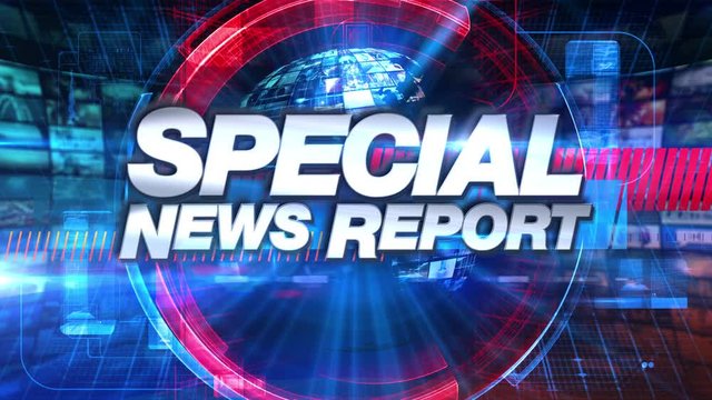 Special News Report - Broadcast Animation Graphic Title