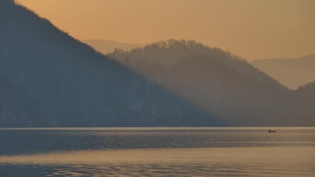 sunrise at lake toya