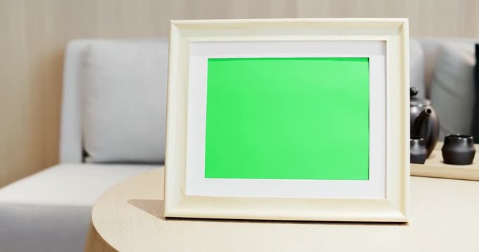 close up of photo frame