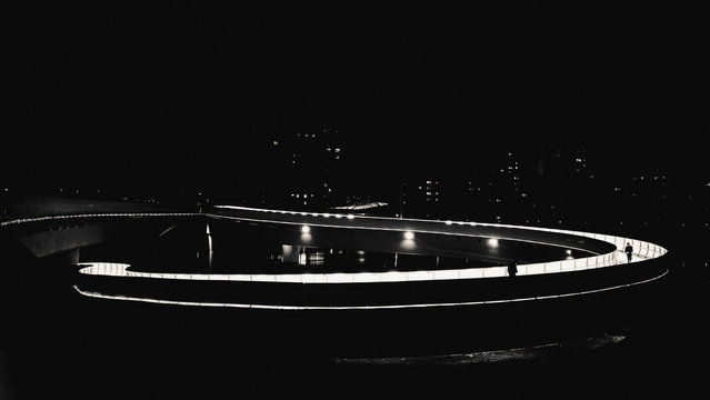 bridge in the night
