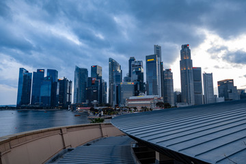 Naklejka premium Singapure