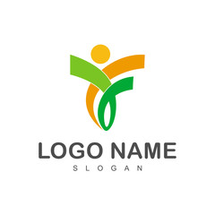 Obraz premium healthy life logo