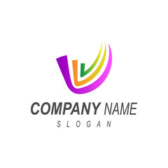  checklist Letter V Logo