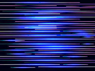 Bright abstract speed laser light background.