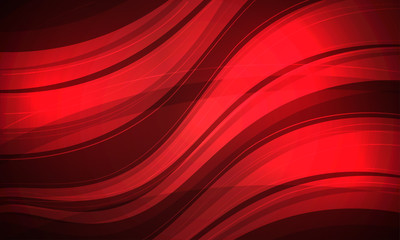 Abstract wavy background in red color.