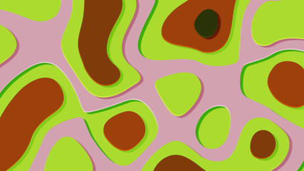 Background in paper style. Abstract colorful background.