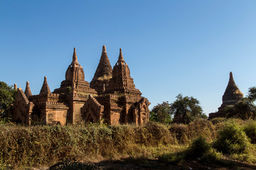 pagodas in pugan,myanmar