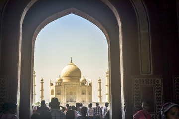 Agra, India, Jan 2019: The Taj Mahal, 
